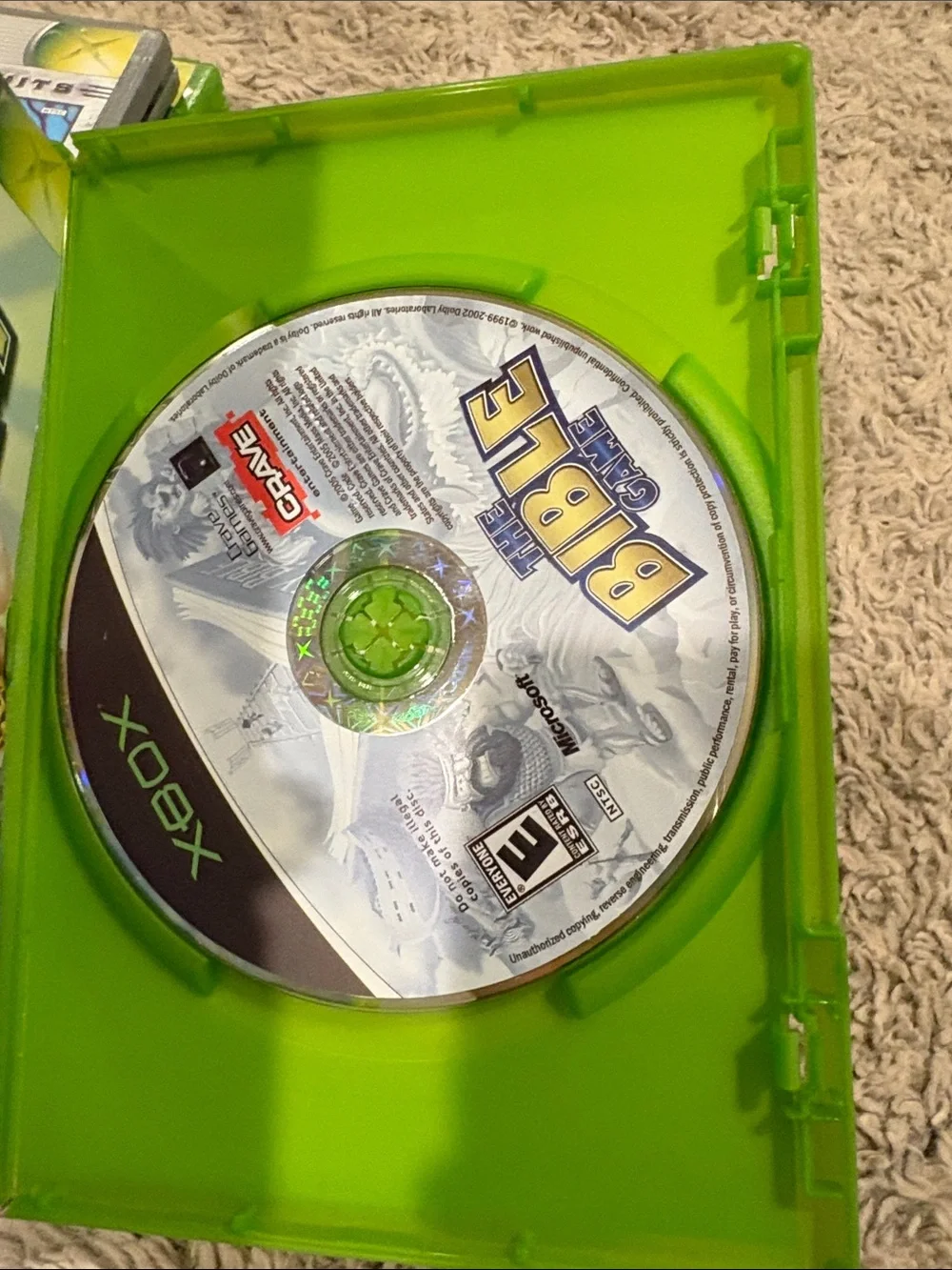Microsoft Xbox Game Bundle OS Finding Nemo Shark Tale Bible Game Good Lot of 3